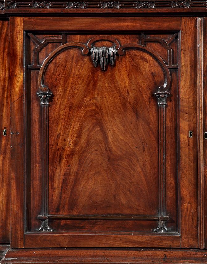 Thomas Chippendale - An important mahogany cabinet to a design | MasterArt